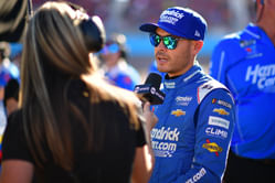 "An interaction I'll never forget": Kyle Larson reveals seeing 'pain' on Denny Hamlin's face at post-championship party
