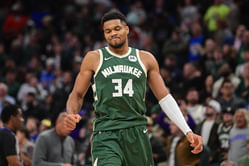Giannis Antetokounmpo Narrates Hilarious Fake Story of Saving a Lady To Explain His Black Eye