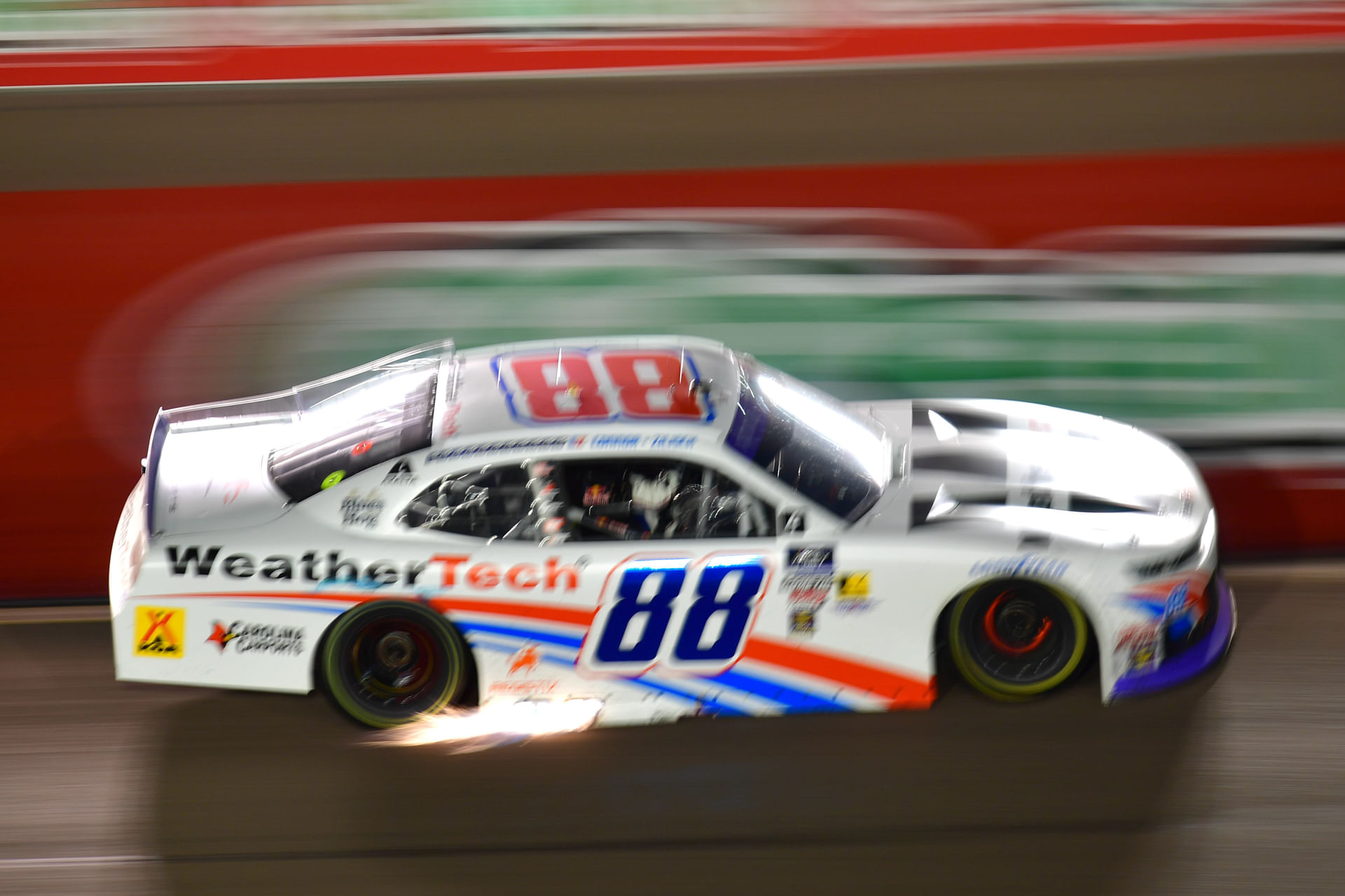 Connor Zilisch driving the No. 88 JRM Chevrolet at the Phoenix Raceway during the NASCAR Xfinity Series championship race  - Source: Imagn