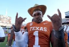 “Colin Simmons would be a great poker player,” “Wreck that fraud”: CFB fans cheer as Texas star humorously hits back at Kirk Bohls