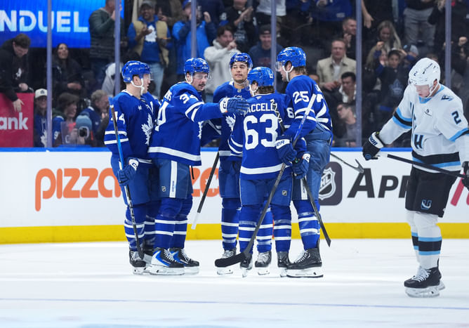 3 most impressive Toronto Maple Leafs players from 5-3 win over Utah Mammoth ft. Matias Maccelli
