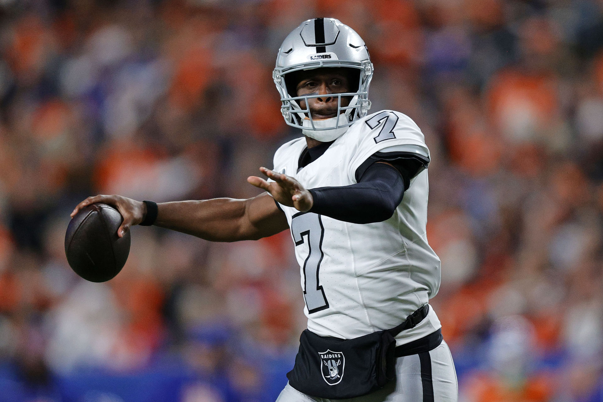 Geno Smith at Las Vegas Raiders at Denver Broncos - Source: Imagn