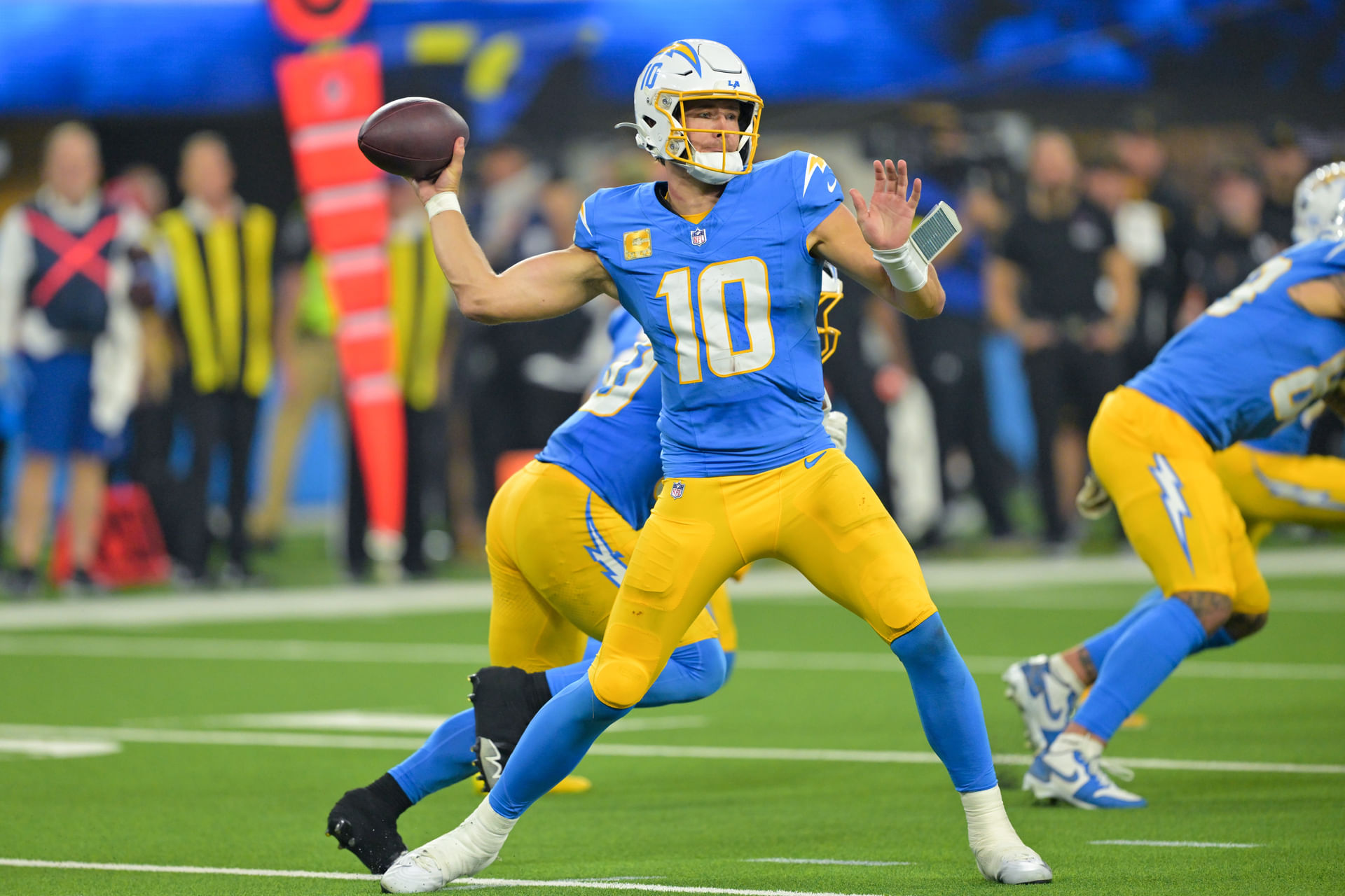 NFL: Los Angeles Chargers QB Justin Herbert - Source: Imagn