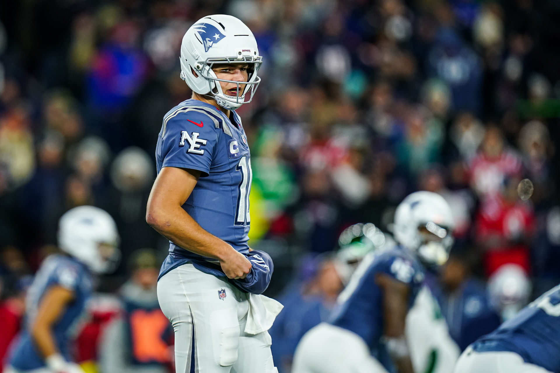 NFL: New England Patriots QB Drake Maye - Zdroj: Imagn