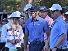 Tiger Woods spotted with ex-wife Elin Nordegren as they come together to support Charlie Woods