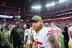 George Kittle's wife Claire reveals snow blizzard situation in Cleveland ahead of 49ers-Browns showdown: "Can't even see outside window"