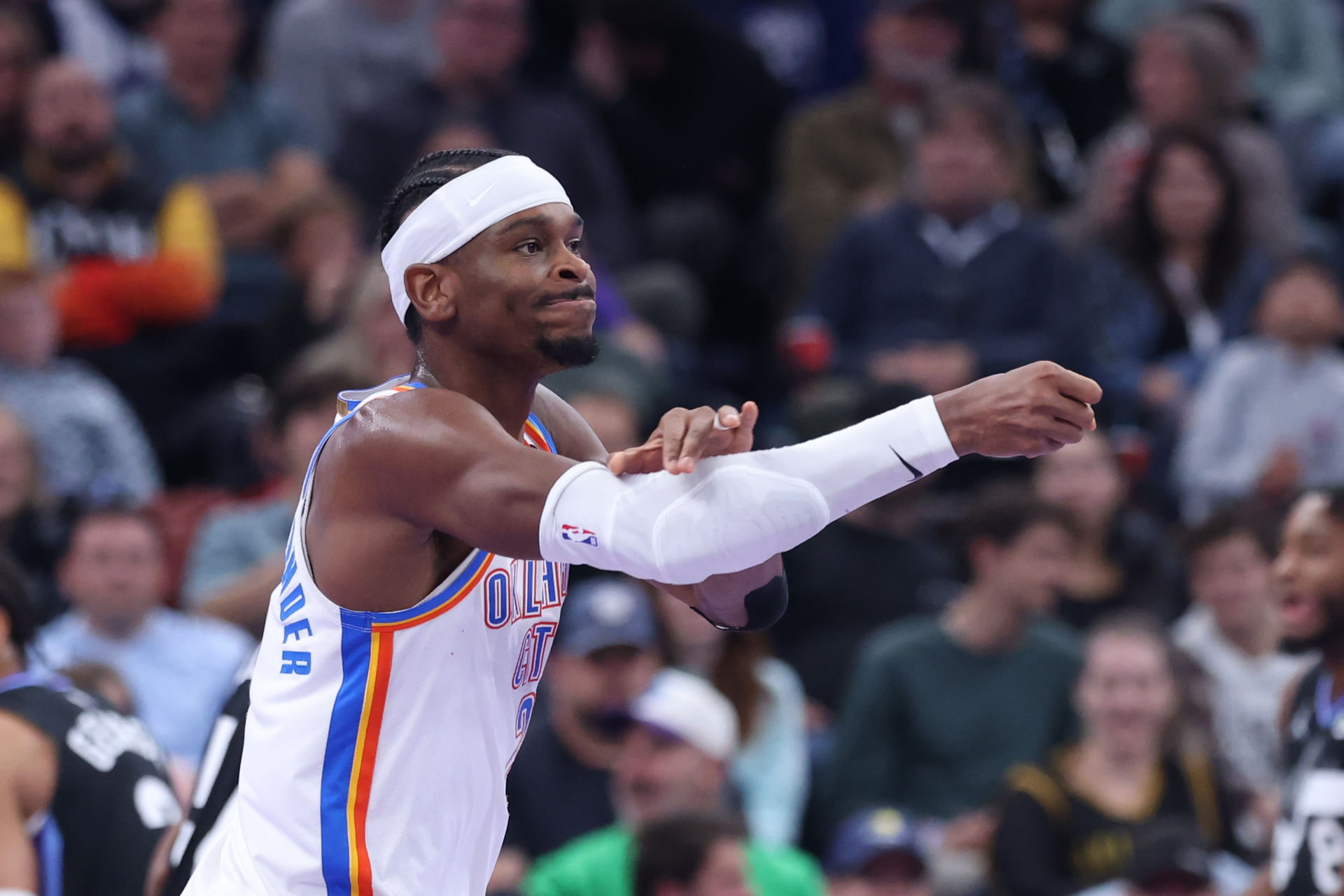 Shai Gilgeous-Alexander of the OKC Thunder. (Photo: IMAGN)