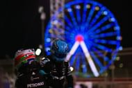 George Russell and Andrea Kimi Antonelli of Mercedes AMG Petronas F1 Team at Bahrain. Source: Getty