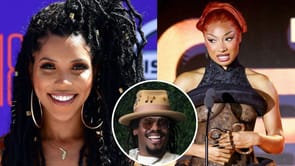 Cam Newton’s GF Jasmin loses it as Megan Thee Stallion shows hilarious state of Klay Thompson's condition after consuming her Thanksgiving spread