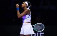 Coco Gauff at the WTA Finals 2025 - Day 6 - Source: Getty