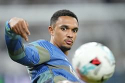 Real Madrid star Trent Alexander-Arnold responds when asked if he'd celebrate if he scores against former team Liverpool