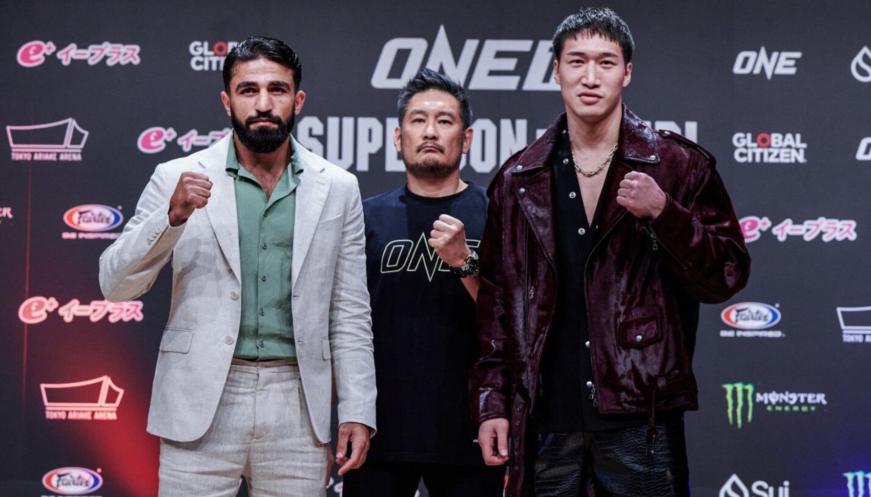 Marat Grigorian battles Rukiya Anpo at ONE 173. -- Photo by ONE Championship