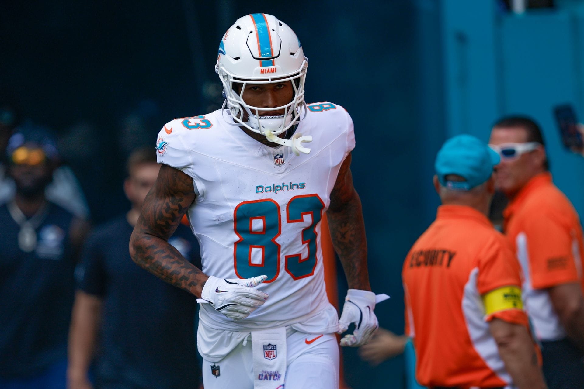 Darren Waller at Chargers at Dolphins - Source: Getty