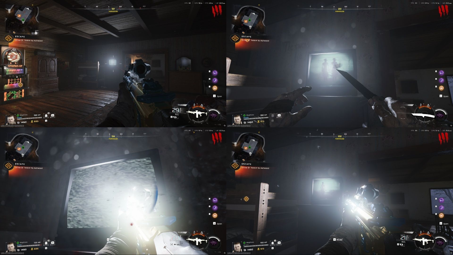 Keep interacting with the television (Image via Activision)