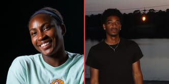 Coco Gauff's boyfriend Jalen Sera gives adorable reaction to American turning up the glamour in post Thanksgiving photodump