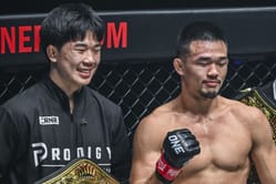 WATCH: Adrian Lee cheers from Circle-side after brother Christian Lee knocks out Alibeg Rasulov