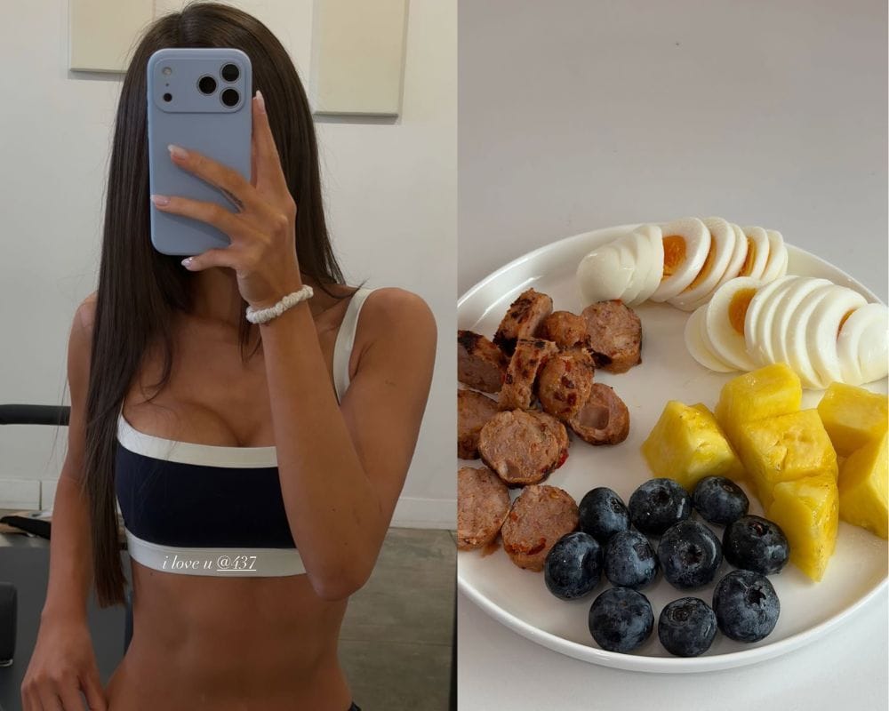 &quot;I love you&quot;: Jahmyr Gibbs&rsquo; girlfriend Nicole Anderson shouts out perfect Pilates session partner in laters mirror selfie [IG/@nicoleemadisyn]