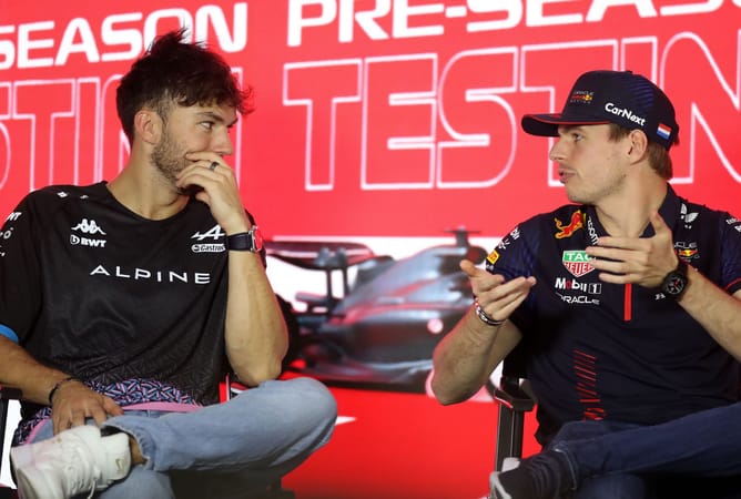 "Who's that blind idiot?": Max Verstappen rages at Pierre Gasly during the F1 Qatar GP Practice