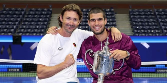 Carlos Alcaraz's childhood mentor makes feelings clear on World No. 1's progress today and current coach Juan Carlos Ferrero