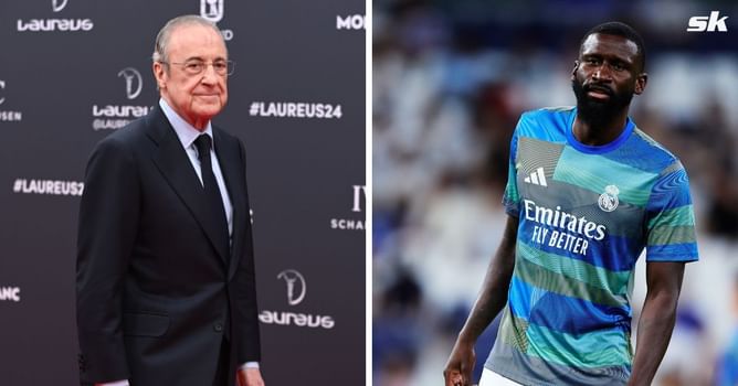 Antonio Rudiger responds with 2-word message after Real Madrid president Florentino Perez tells him that he can play in NFL