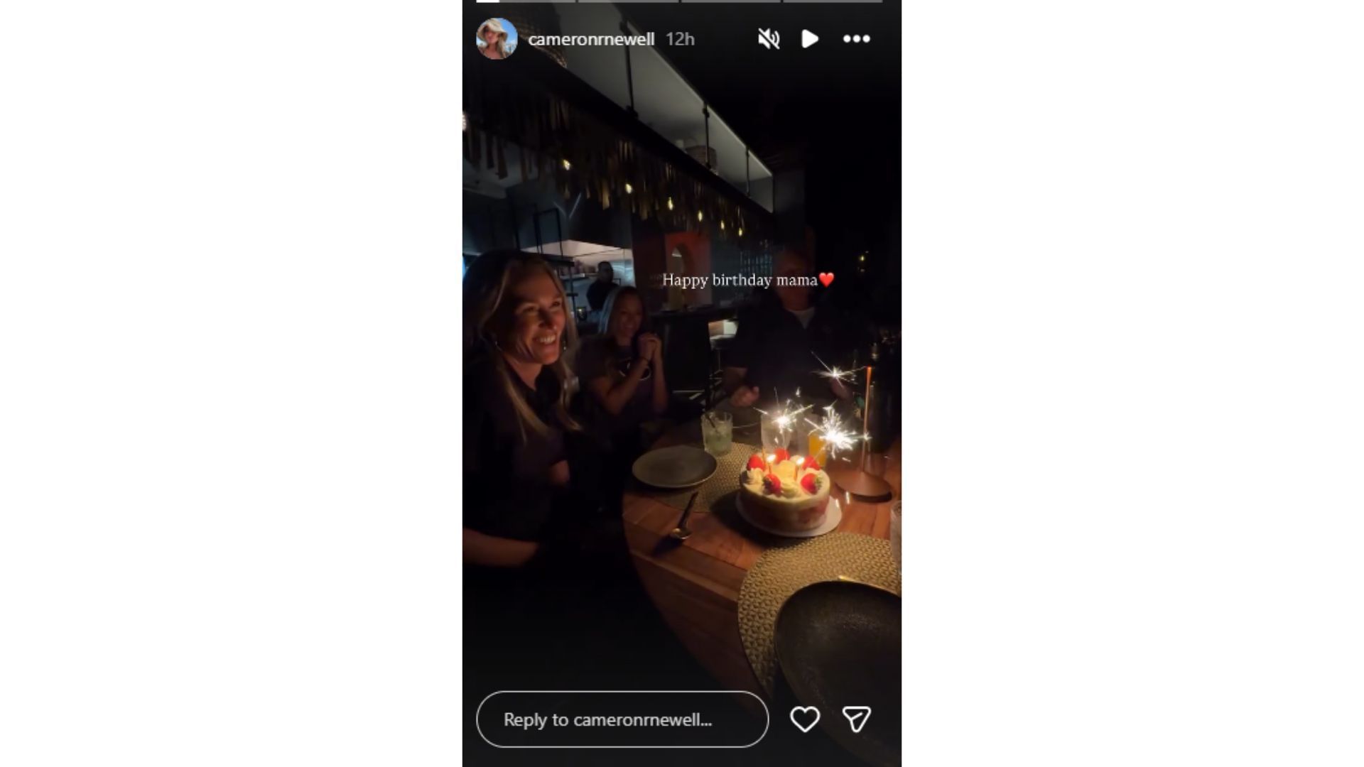 Brock Bowers girlfriend Cameron Rose Newell celebrated her mom&#039;s big day. (Credit: @cameronrnewell)