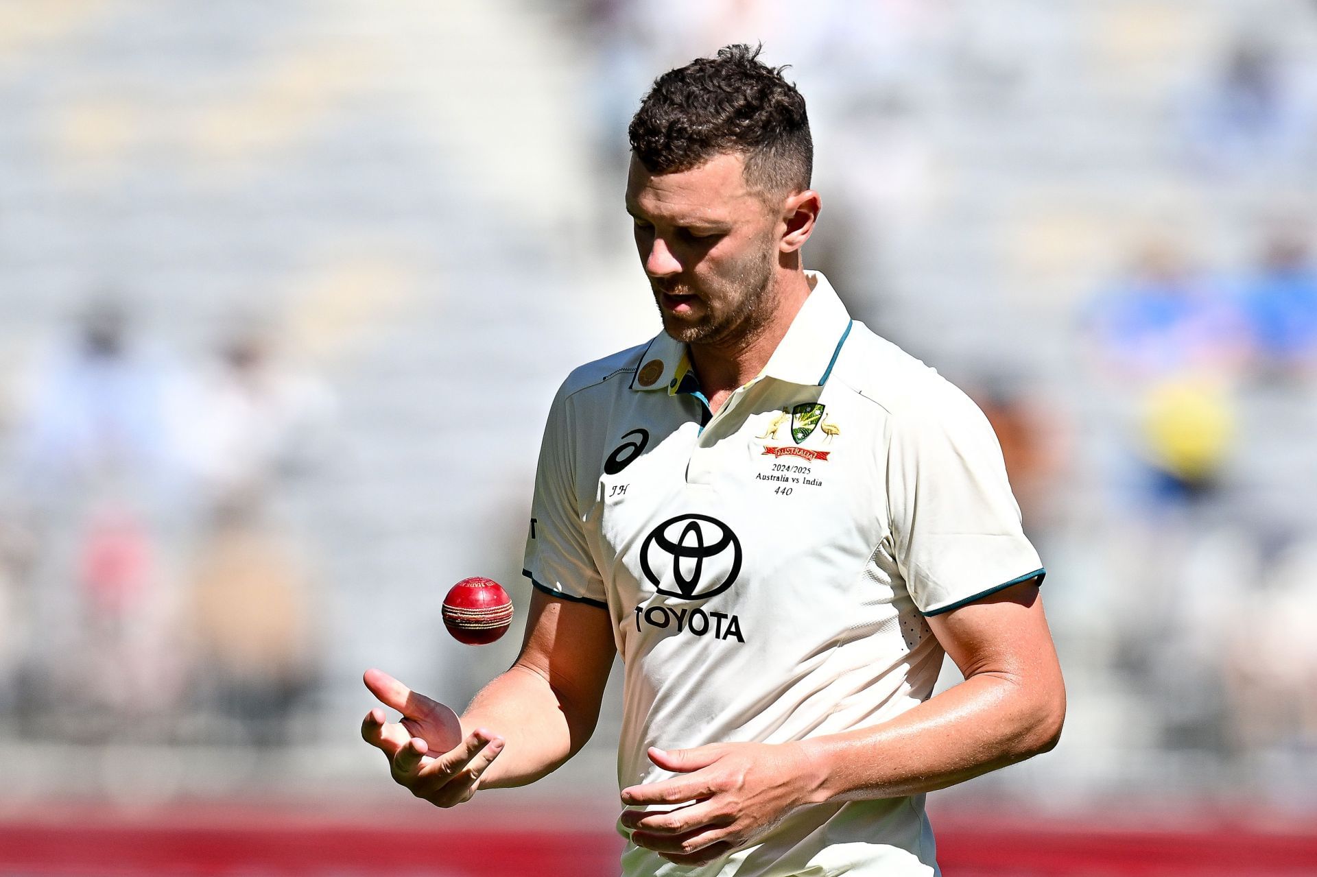 Josh Hazlewood has led the Australian new-ball attack in style in Tests for the past decade [Credit: Getty]