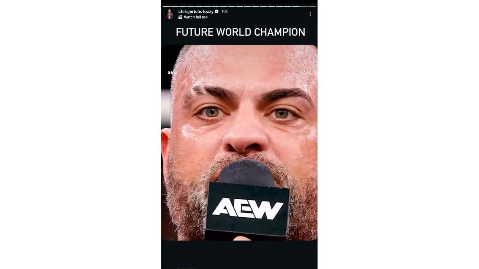 Câu chuyện trên Instagram của Chris Jericho [Image via Y2J's Instagram]