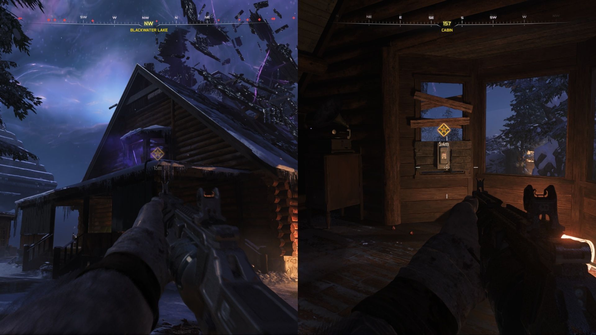 Now turn on the switch present inside the building (Image via Activision)