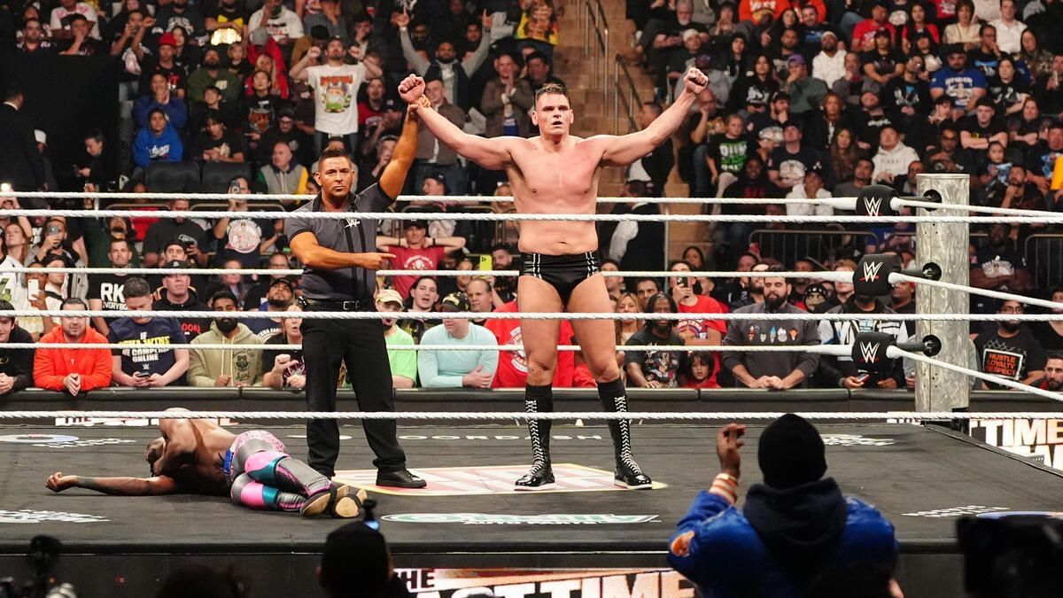 Gunther returned on WWE RAW