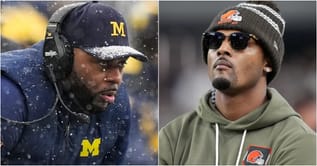"Performative clown show led by a performative clown Sherrone Moore": Deshaun Watson's coach takes mean shot on Wolverines protecting "M" from OSU