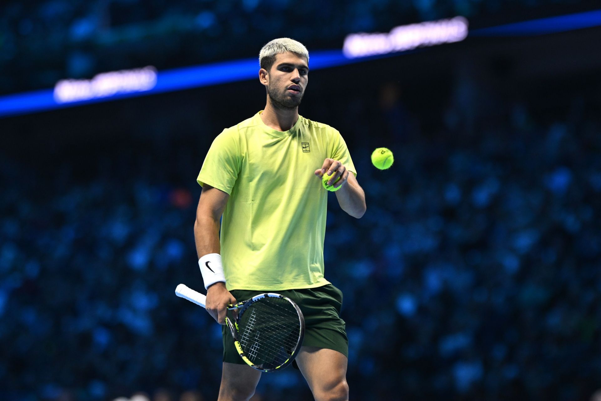 Carlos Alcaraz at the 2025 ATP Finals (Source: Getty)