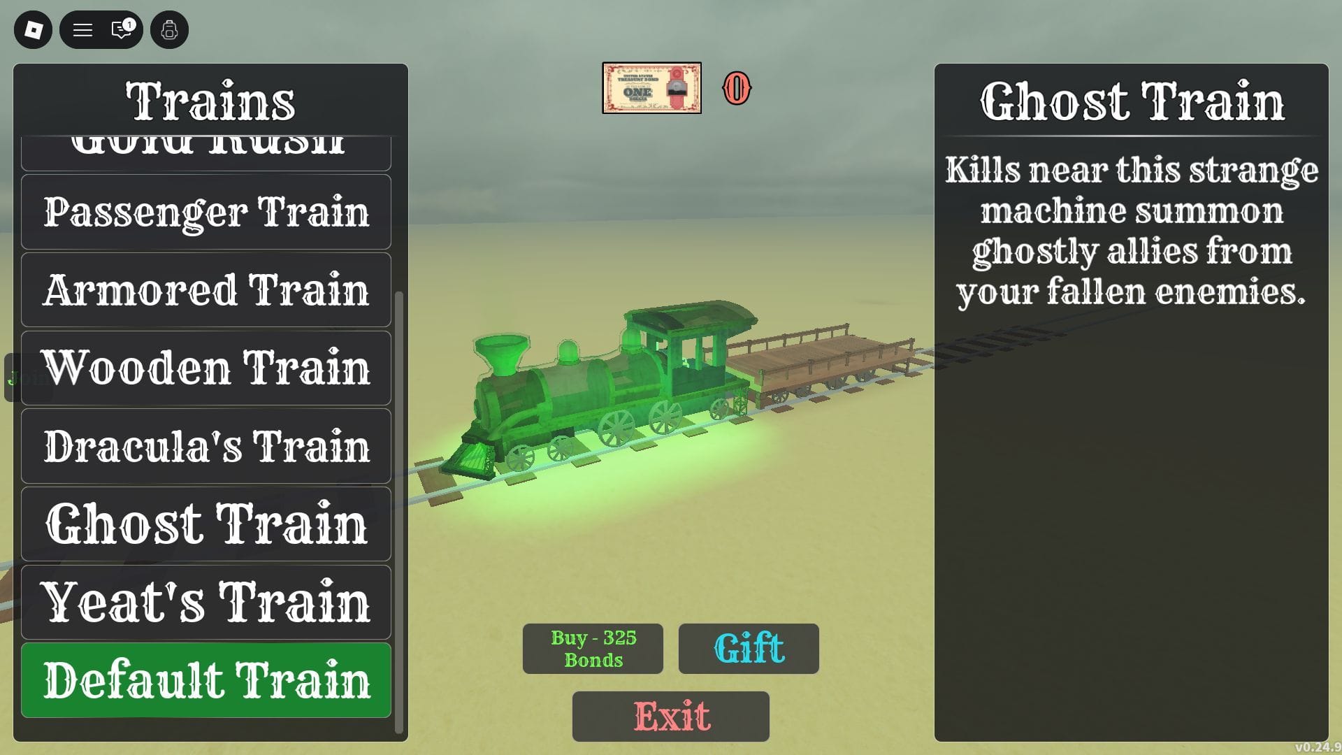 The Ghost Train (Image via Roblox)