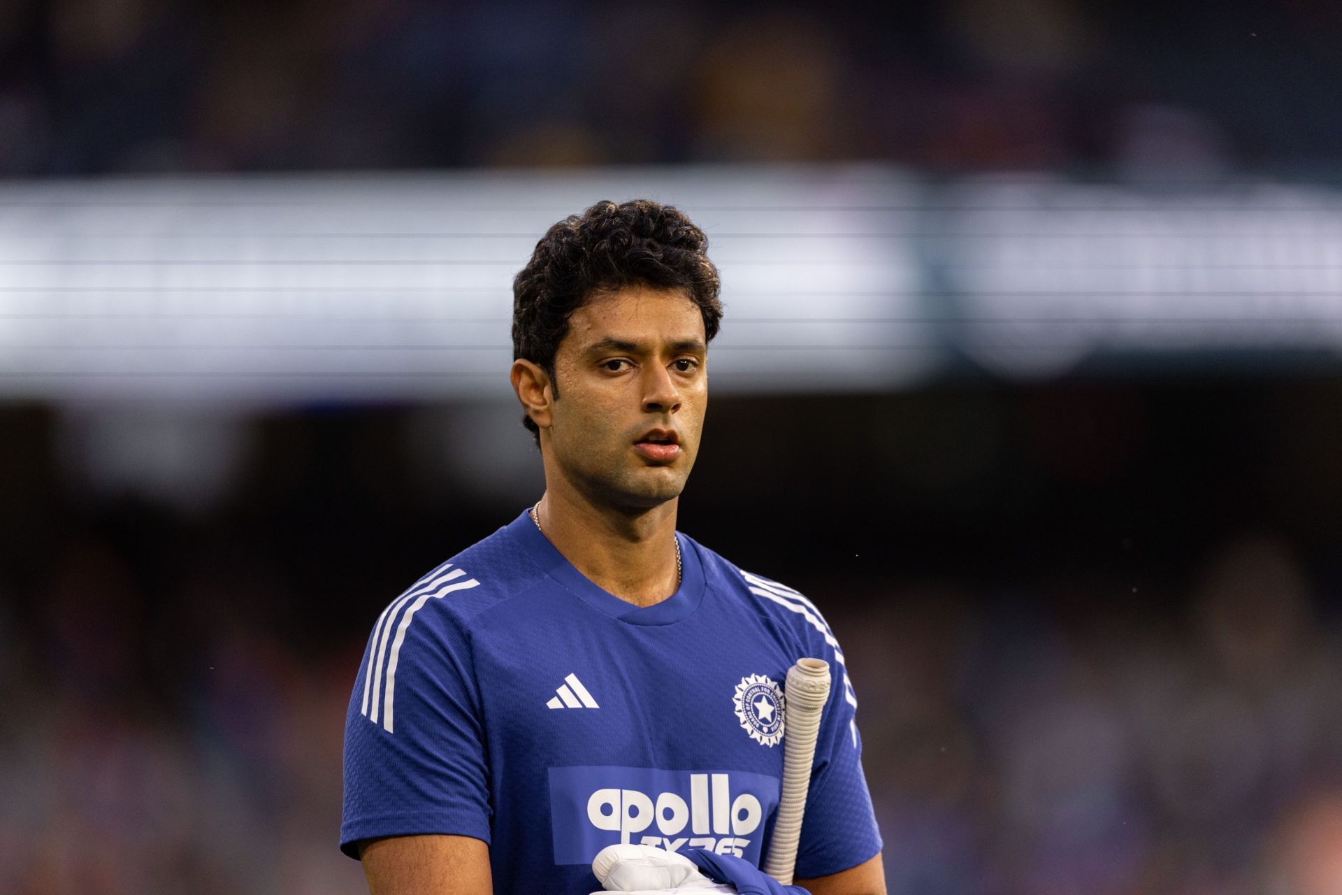 Shivam Dube was left with less than five overs to bat in the Melbourne T20I [Credit: Getty]