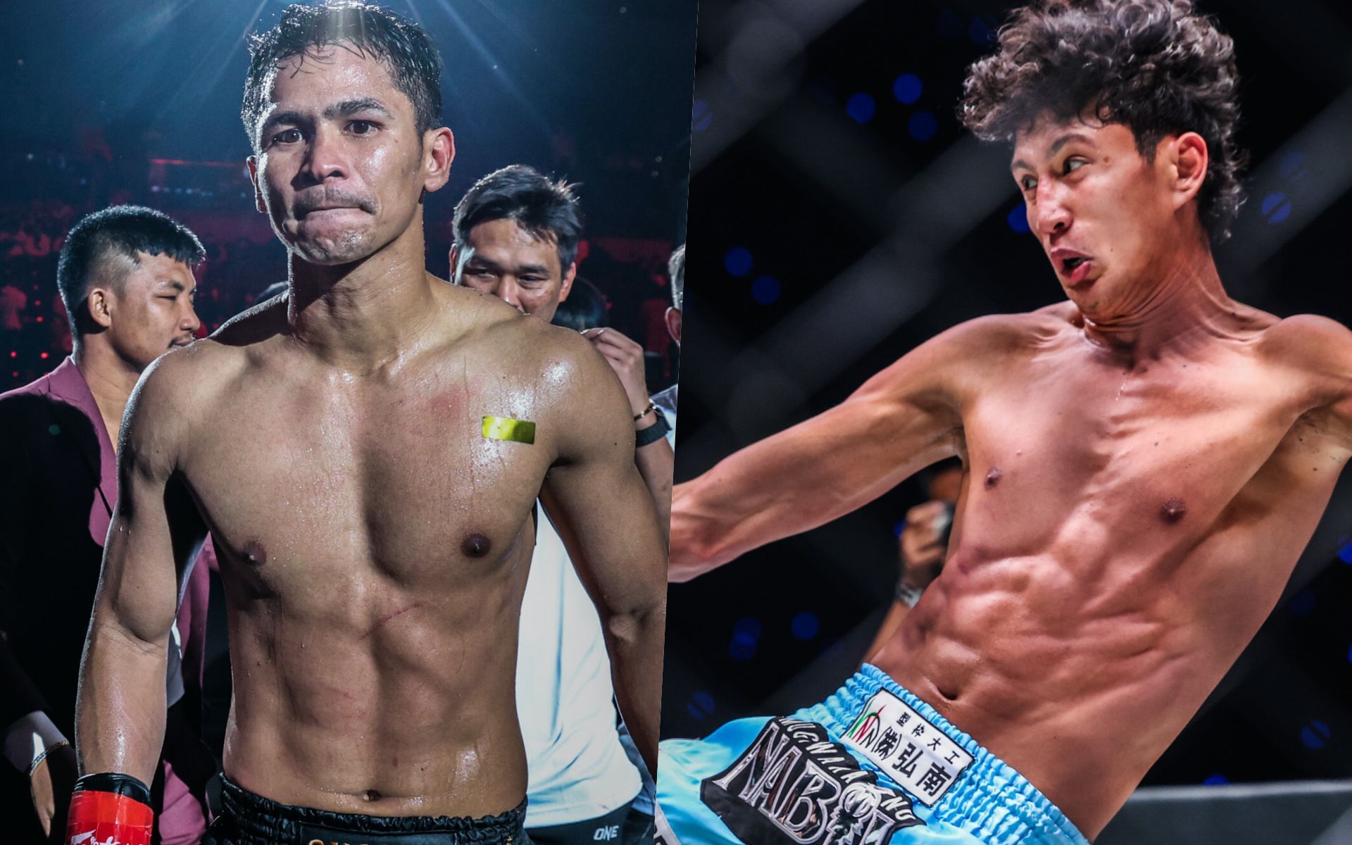 Superbon (L) and Nabil Anane (R) | Image by ONE Championship