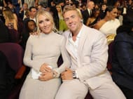 Mikaela Shiffrin and Aleksander Aamodt Kilde at The 2023 ESPY Awards in Hollywood, California. (Photo by Getty Images)