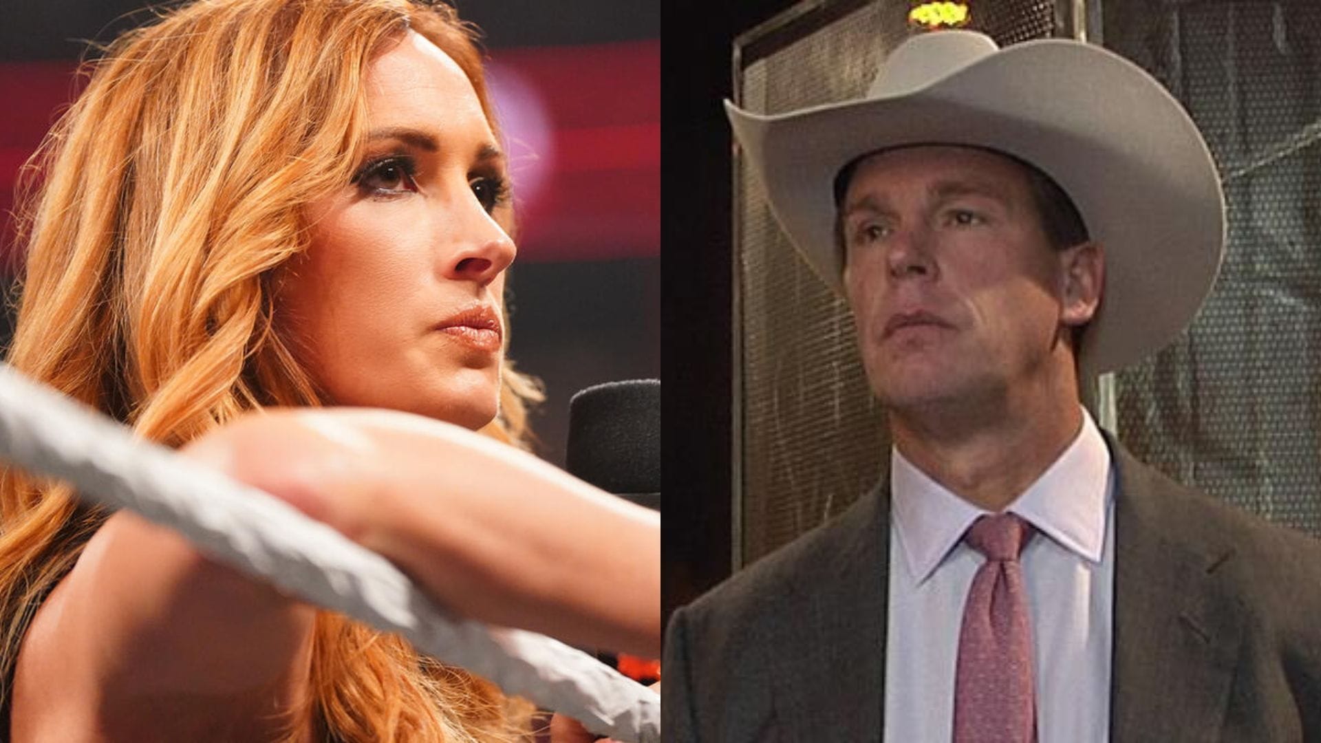 Becky Lynch [left] and JBL [right] [Image Credits: WWE.com]