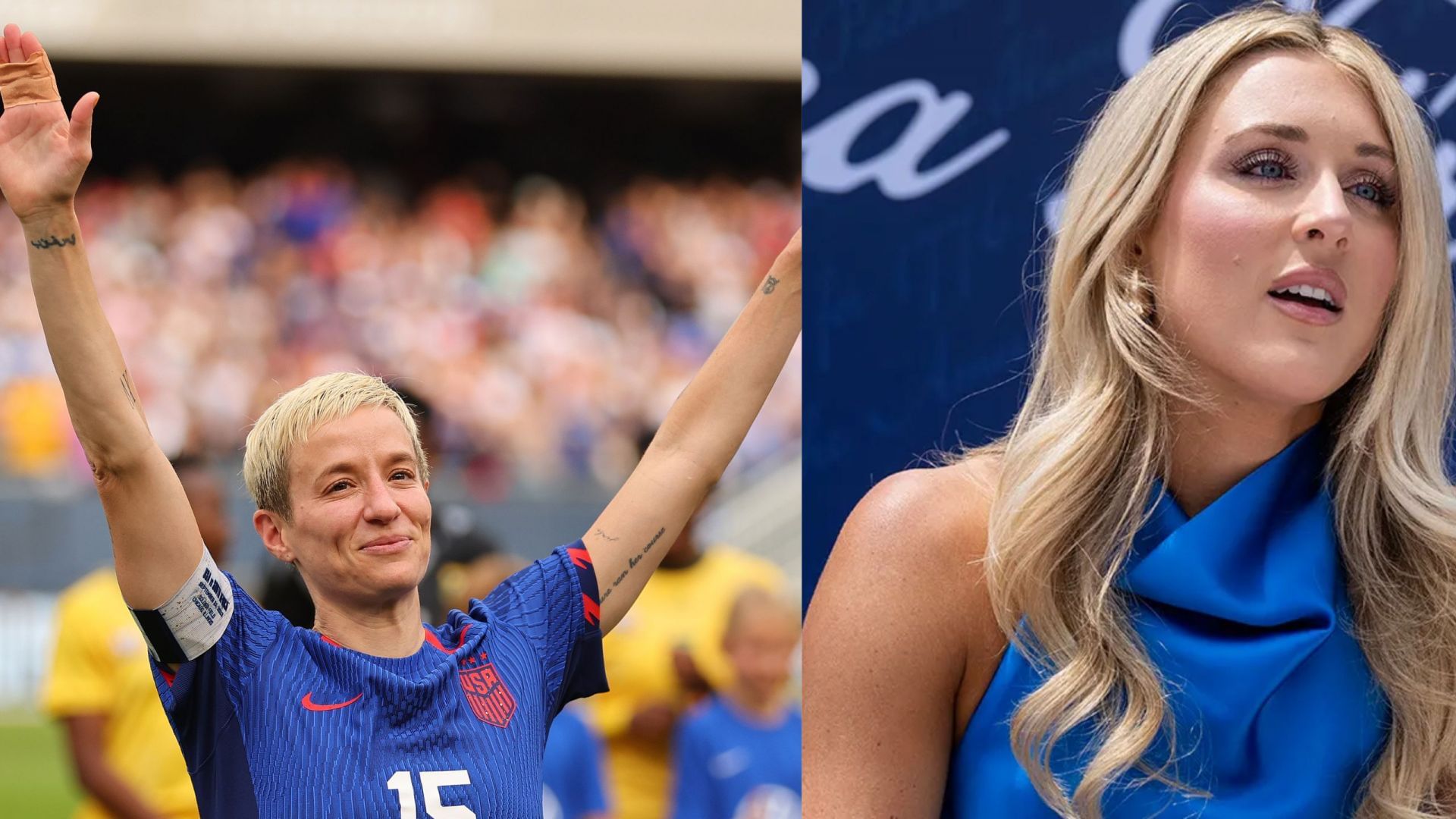 Riley Gaines shares her thoughts on Megan Rapinoe
