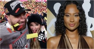 Kayla Nicole takes shot at Travis Kelce, Taylor Swift on Halloween after getting dissed on "Life of a Showgirl" album