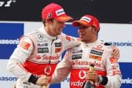 Jenson Button and Lewis Hamilton at the 2010 Istanbul Grand Prix - Source: Getty