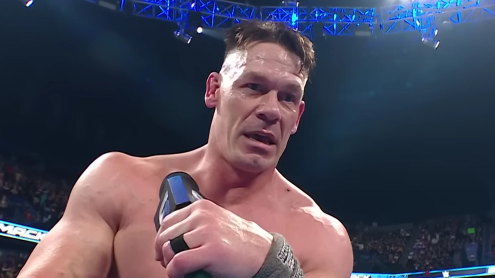 John Cena is a former WWE Champion. (Image via WWE YouTube) 