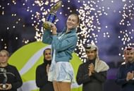 Amanda Anisimova at the Qatar Open 2025. (Photo: Getty)