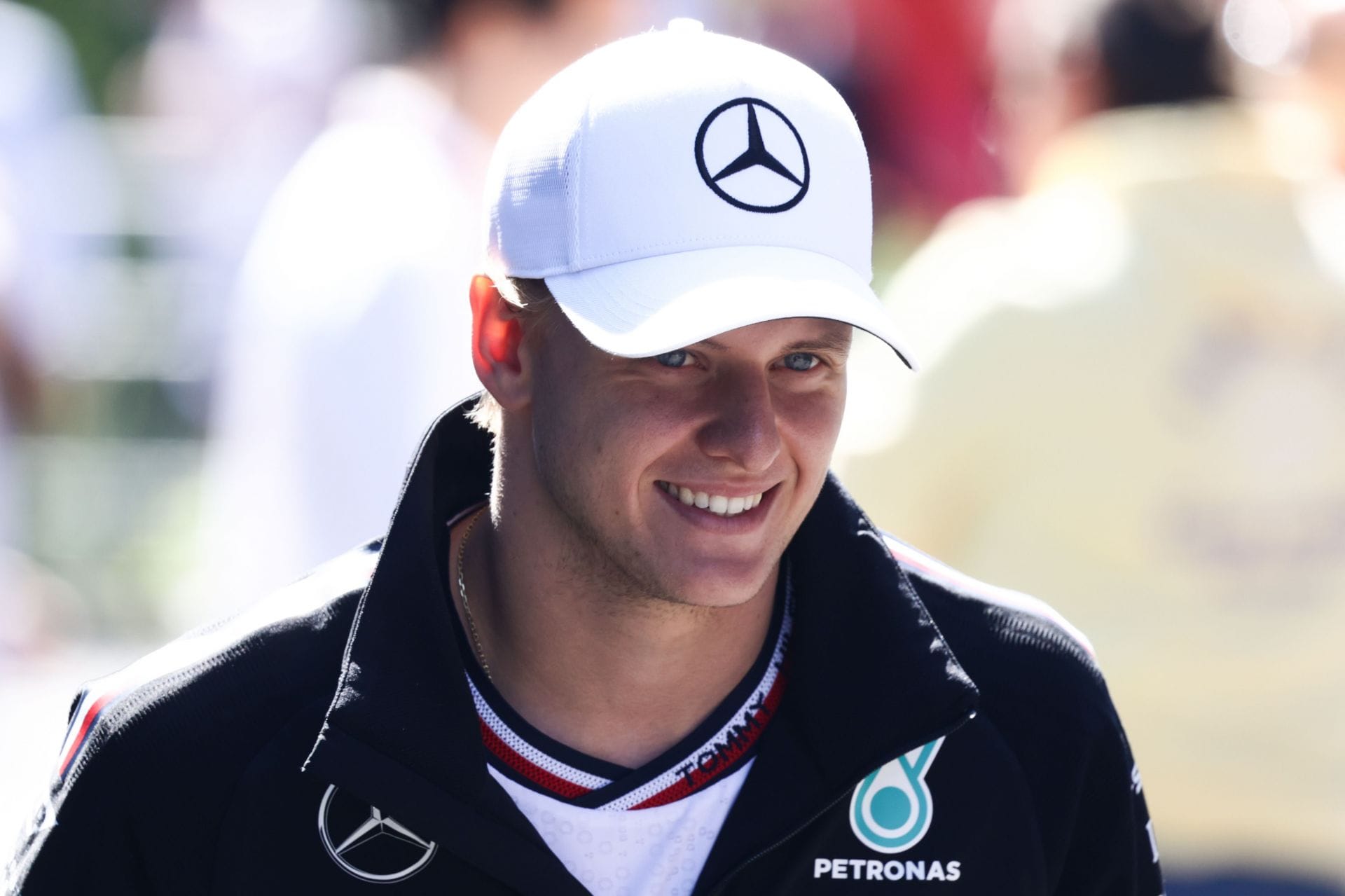 Mick Schumacher at the F1 Belgian Grand Prix 2024 - Source: Getty