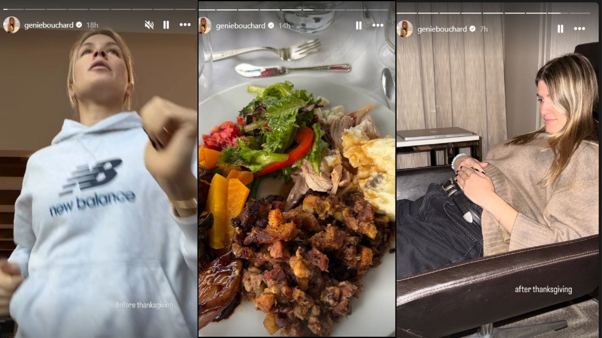 Eugenie Bouchard&#039;s Instagram Story