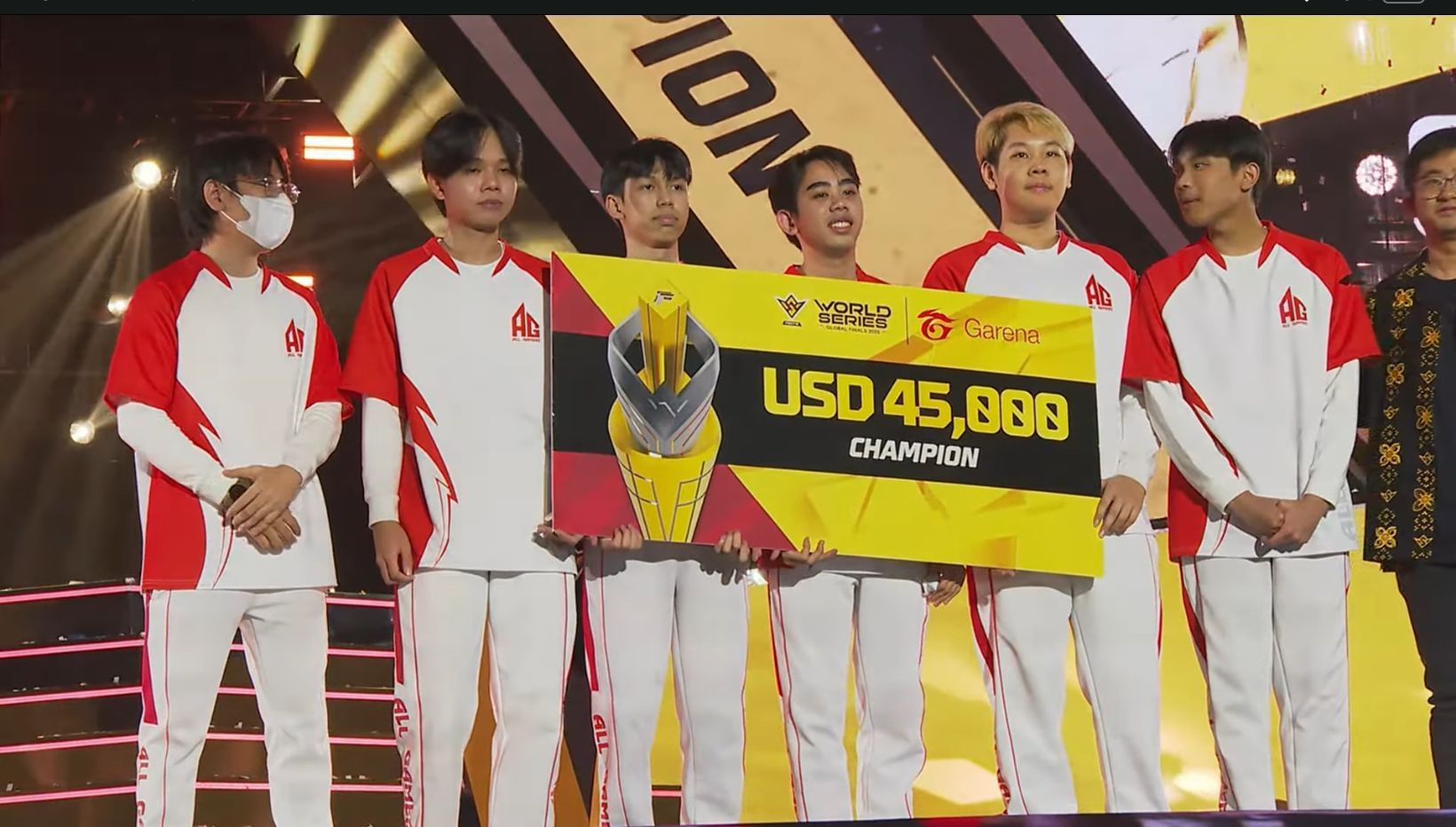 All Gamers wins FFWS 2025 Global Finals CS (Image via YouTube/Free Fire Esports)