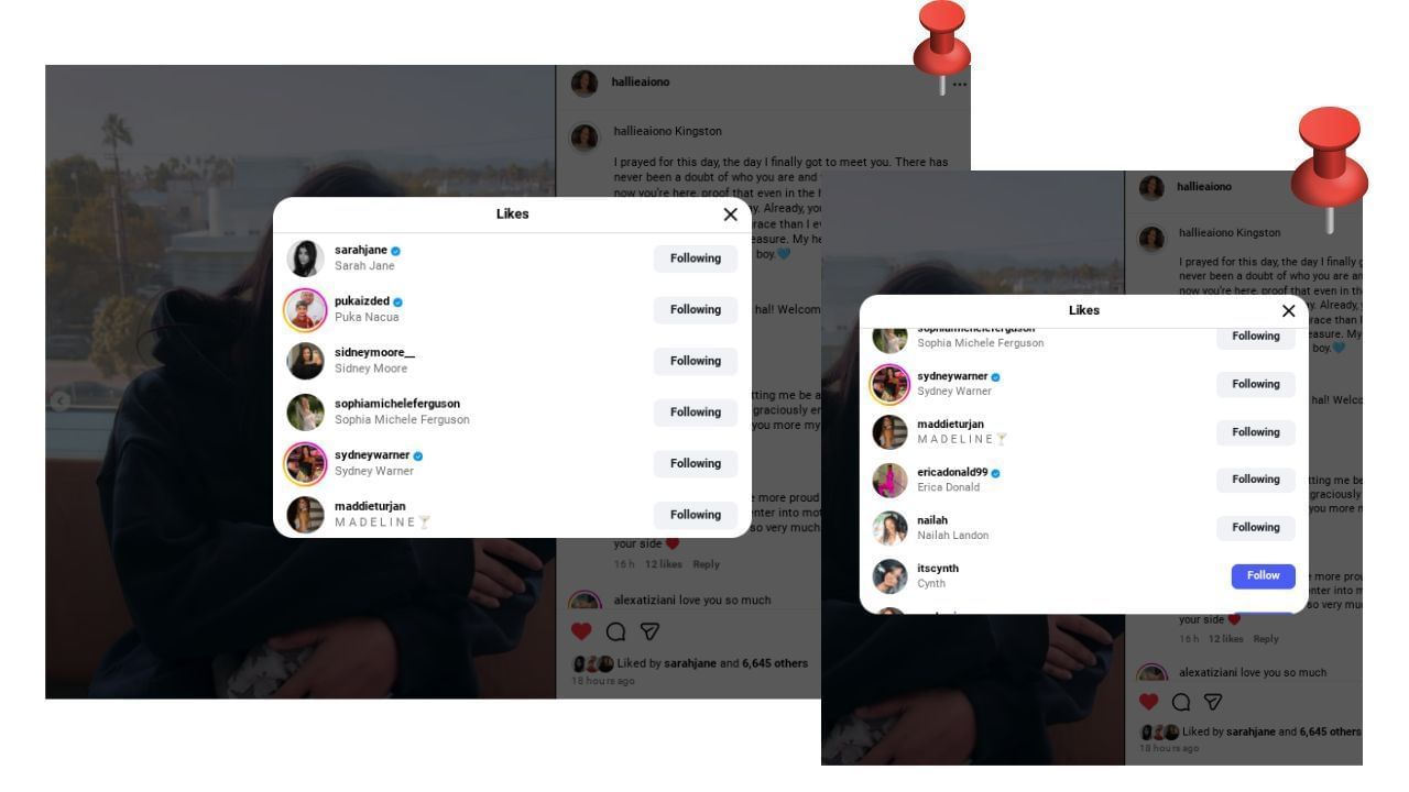 Davante Adams fingers crossed as Puka Nacua confirms baby's birth amid ongoing paternity suit with ex-GF Hallie Aiono 3 Source: (via Instagram/ @hallieaiono)