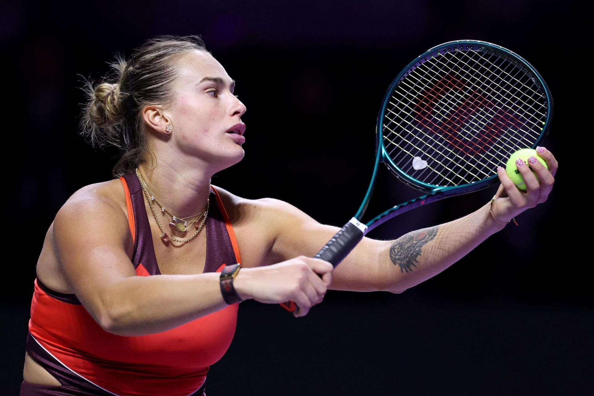 Aryna Sabalenka at the WTA Finals 2025 - Source: Getty