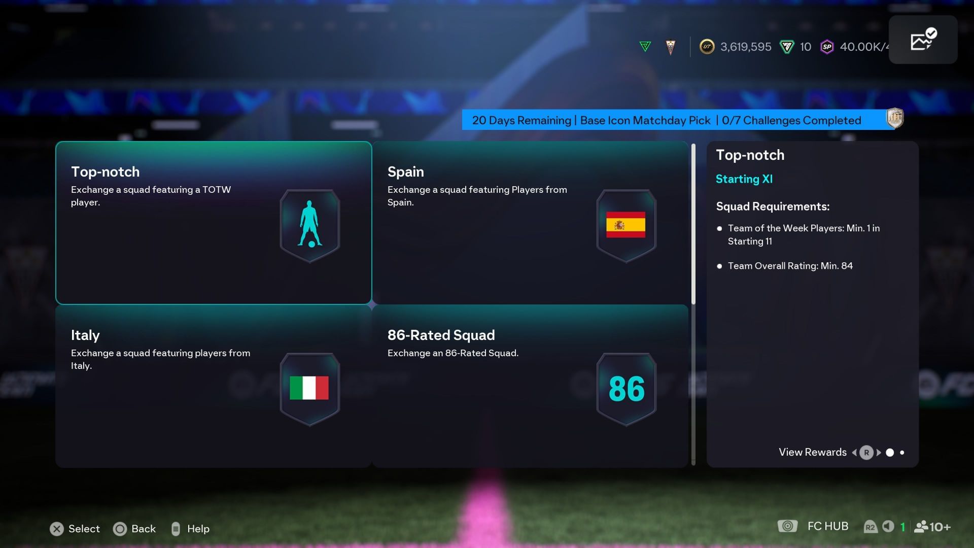 The requirements (Image via EA Sports)