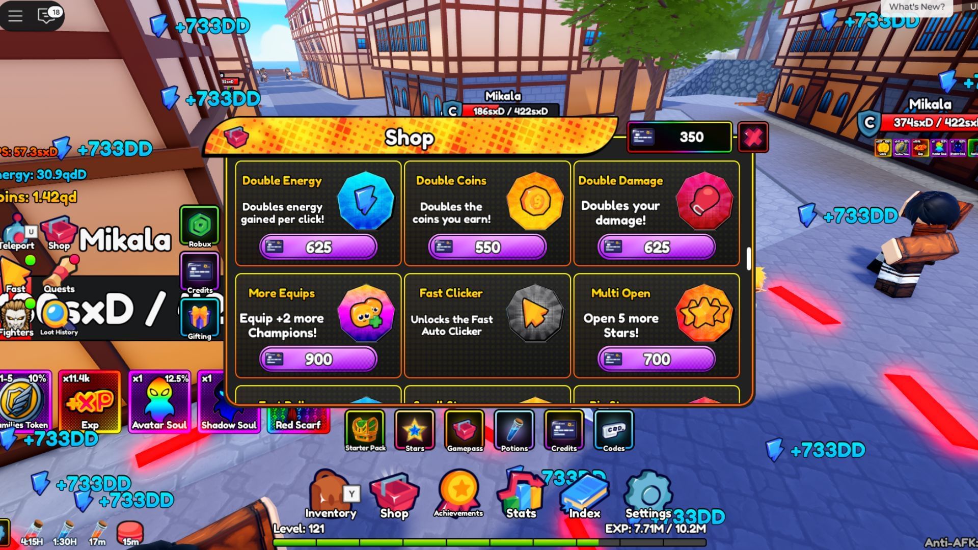 You can purchase Game passes without Robux using Credits (Image via Roblox)