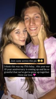 Trevor and Marissa Lawrence celebrate 10 years since they first met