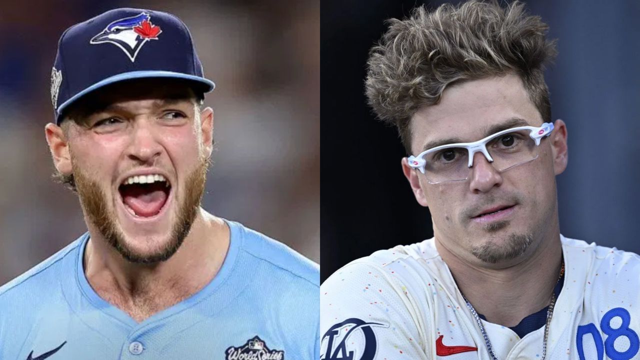 Trey Yesavage (L), Kike Hernandez (R) (Images from - Getty)